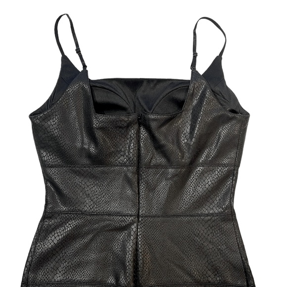 NWOT bebe Vegan Leather Midi Dress - Picture 11 of 16